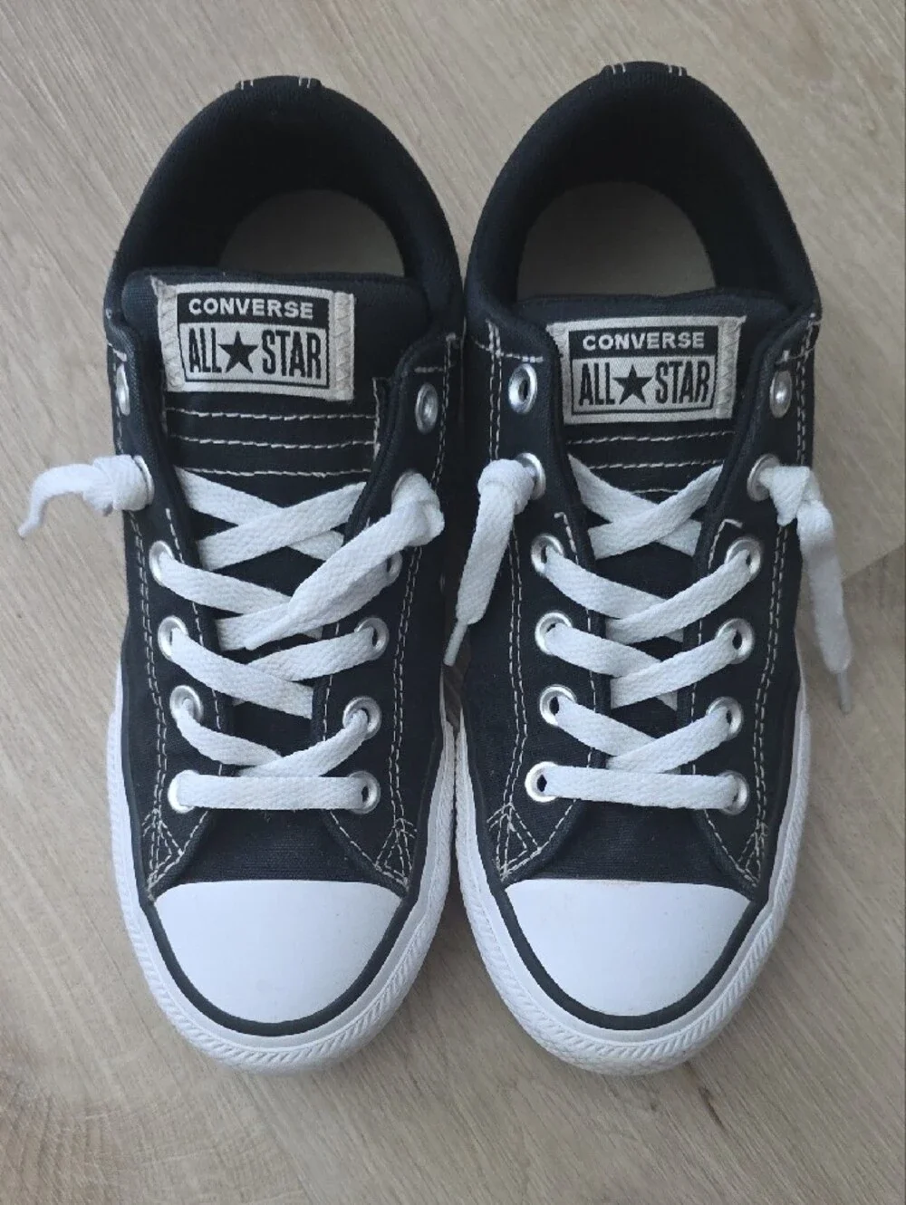 Converse Chuck Taylor All Star Street Low Sneakers Black White 4.5